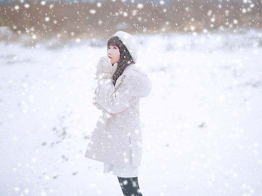 简单几步教你梦幻雪景人像