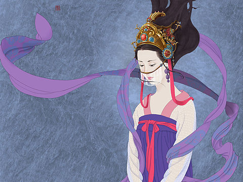 国风系列（个人主页-ZNDczMjAwOTY=） - 艺术插画 - 站酷设计师Z98807279原创素材 - 站酷ZCOOL