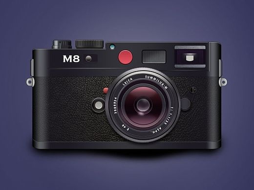 写实图标临摹—相机