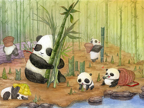 吃(｡ì _ í｡)（个人主页-ZMTk5MTQxMDg=） - 儿童插画 - 站酷设计师陈云飞原创素材 - 站酷ZCOOL