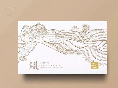 果叔，杂粮礼盒包装