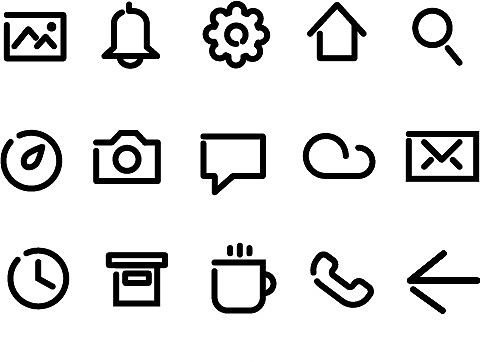 线性图标（个人主页-ZMTgxNzIwNjQ=） - 图标 - 站酷设计师aa毋原创素材 - 站酷ZCOOL