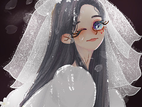 【每日一画｜｜插画头像】原创👧💕🌟 