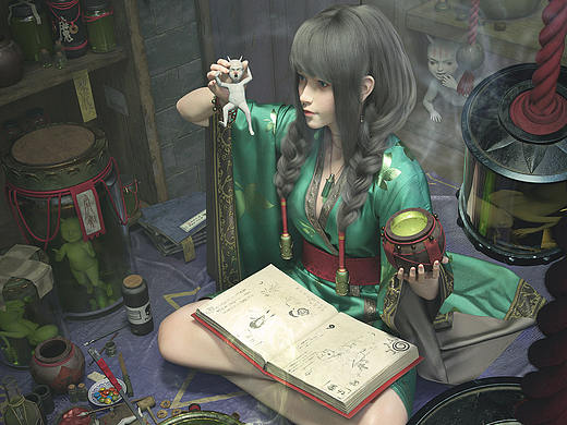 巫师（深夜工作室实体班一期任奕豪作品）