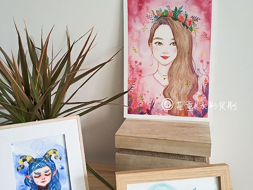 水彩小像（个人主页-ZMzA1MjYwNDQ=） - 创作习作 - 站酷设计师花童K原创素材 - 站酷ZCOOL