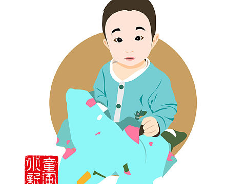 儿童插画（个人主页-ZNDM3Nzc0MDQ=） - 儿童插画 - 站酷设计师童画小新原创素材 - 站酷ZCOOL