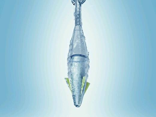 “冰块炮弹” (合成)