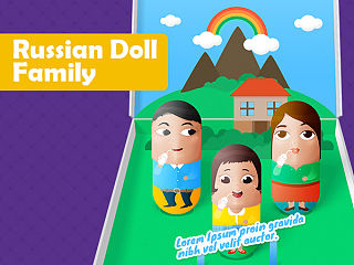 Russian doll family 
