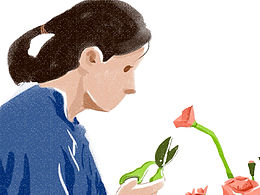 插畫練習—《花花世界》