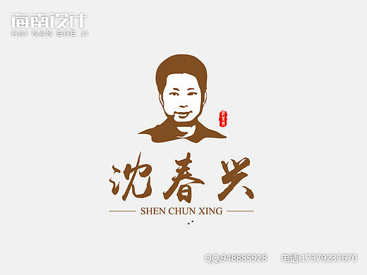 男人物卡通品牌logo医院中医医生头像笑设计