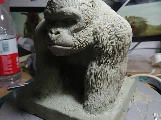 大猩猩胸像（個(gè)人主頁(yè)-ZMzI1MTM1MzY=） - 雕塑 - 站酷設(shè)計(jì)師靈魂收割者原創(chuàng)素材 - 站酷ZCOOL