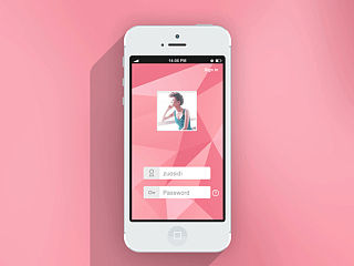 低面体运动背景-gif