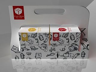 方盒子-平安果 包装设计 （2014年聊城大学美术学院视觉传达专业课题项目）