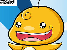 翼健康 正能量 卡通形象设计