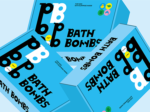 BATH BOMBS 婴儿浴盐球包装盒设计