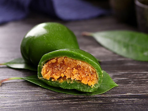 给杏花楼拍摄的网红青团等一系列产品  美食摄影