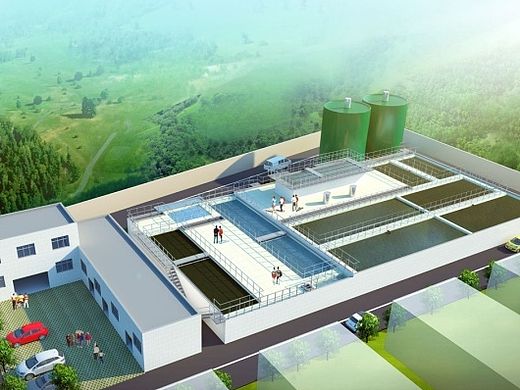 成都蜀西制药有限公司2000t/d废水处理工程效果图