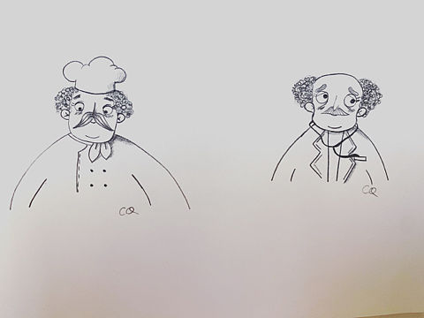 炭笔速写练习