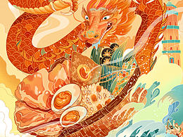 端午节主题原创插画