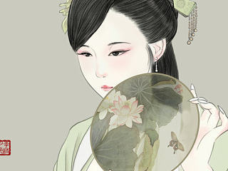 PS画工笔美女（含步奏）