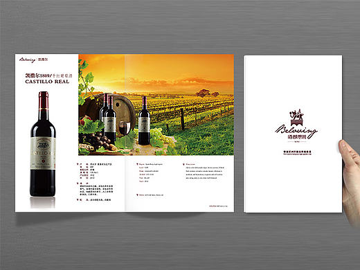 红酒宣传手册（个人主页-ZMTY1OTQ1MDg=） - 书籍/画册 - 站酷设计师澄溪的CX原创素材 - 站酷ZCOOL