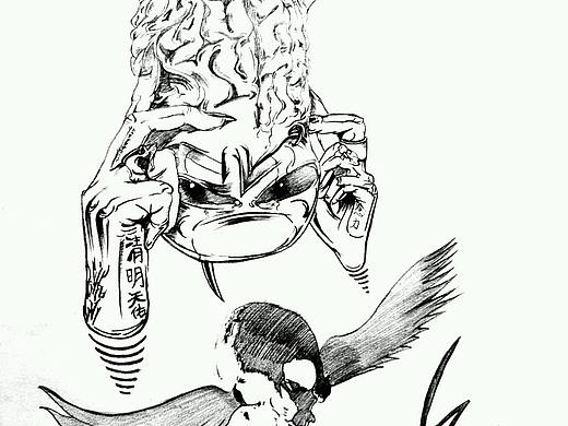 小学生（个人主页-ZMjM3NzA1Mjg=） - 绘画 - 站酷设计师黑色的weinas原创素材 - 站酷ZCOOL