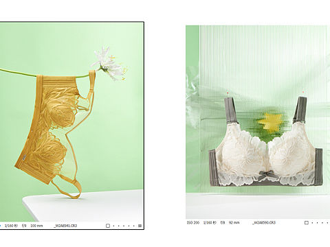 内衣拍摄及花絮