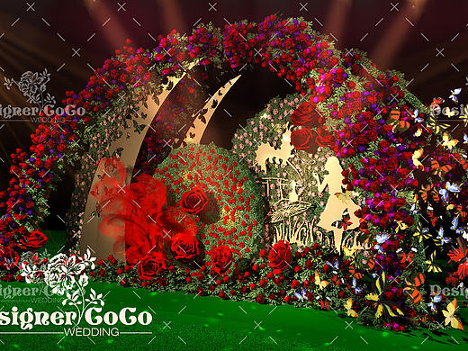【3D婚礼设计】3D效果图
