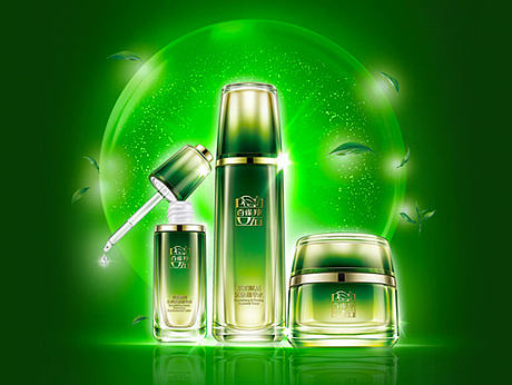 百雀羚肌初赋活系列H5设计