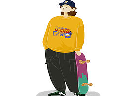 淘宝店男装手绘展示