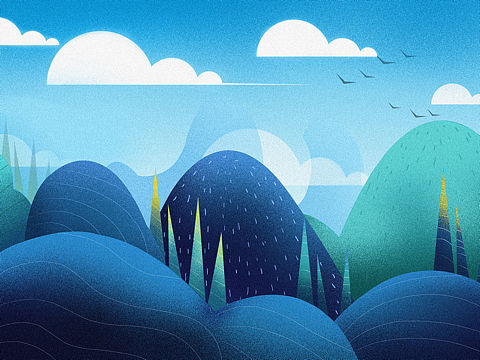 风景插画