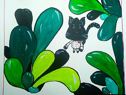 躲猫猫（个人主页-ZNTM3NDc2NTI=） - 儿童插画 - 站酷设计师是慌慌呀原创素材 - 站酷ZCOOL