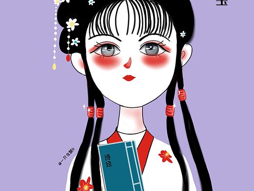 87版红楼梦—人物插画