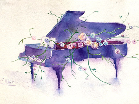 piano（个人主页-ZMjI5MDI3OTI=） - 艺术插画 - 站酷设计师wuhao1988原创素材 - 站酷ZCOOL