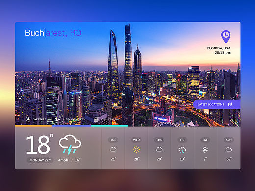 天气界面练习