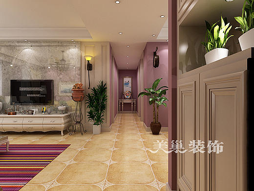 郑州正商城116平三室两厅简欧风格，赏析温馨与浪漫的爱情之家（个人主页-ZMjM5NzE5ODA=） - 家装设计 - 站酷设计师美巢设计蒋艳斌原创素材 - 站酷ZCOOL