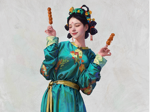 午后炸串来一口？（个人主页-ZNjcwNTY2Mjg=） - 创作习作 - 站酷设计师鹿野fb原创素材 - 站酷ZCOOL