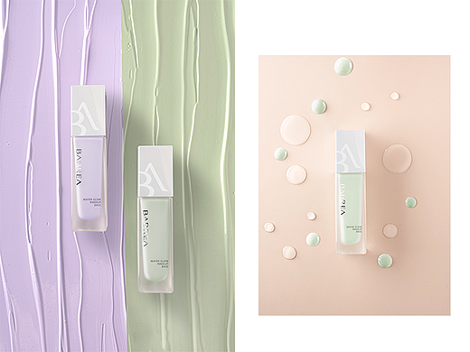 双色隔离霜 创意 高级感 美妆产品摄影