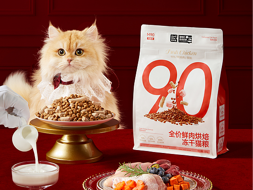 宠物食品摄影｜四月名猫粮冻干✖乐柠创意视觉