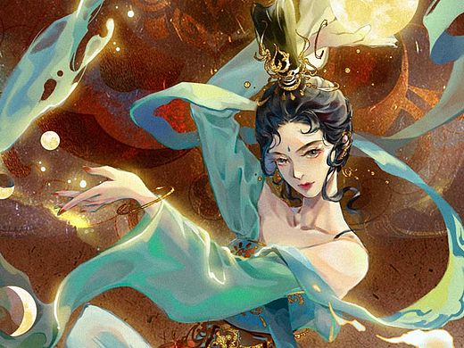 指月录|二十八星宿箕水豹、尾火虎