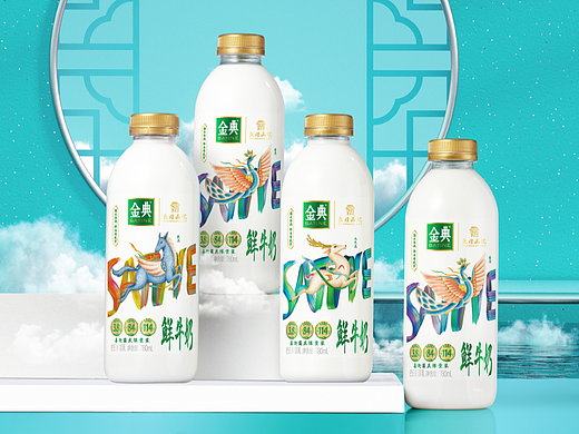 金典鲜牛奶x品赞