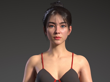 Realistic Female Anatomy Model 