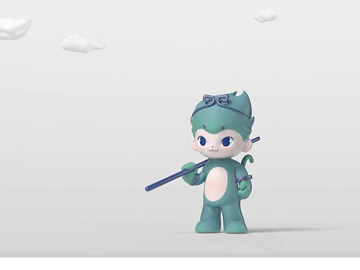 三维IP/3D动画—中国生物IP设计：中生悟空—优趣文化