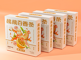 桃桃百香茶  包装设计