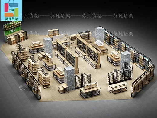咸阳新颖饰品店中岛柜货架可定做