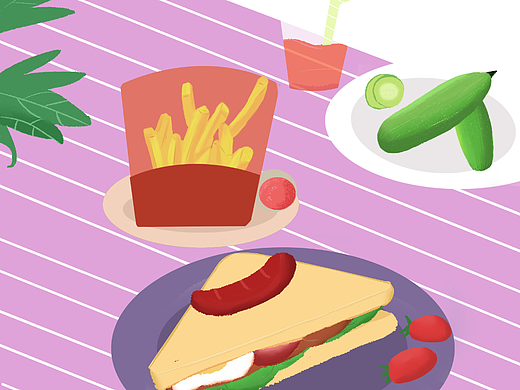 6月插畫（個人主頁-ZNjA1NjA4ODA=） - 商業(yè)插畫 - 站酷設(shè)計師竹la原創(chuàng)素材 - 站酷ZCOOL