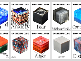 Emotional Cube 装置以及海报设计