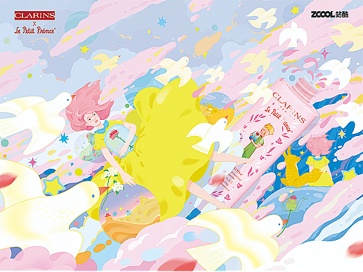 邂逅#粉嫩多巴胺少女#《少女的梦幻奇遇》（个人主页-ZNjU3MDU2MzI=） - 商业插画 - 站酷设计师林翰linhan原创素材 - 站酷ZCOOL