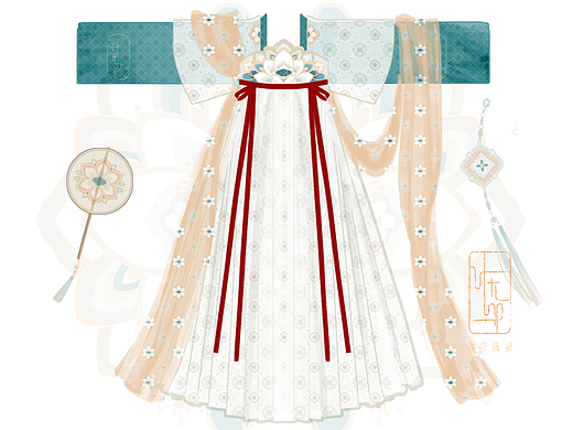 汉服设计｜鸾凤宫灯·唐代汉服