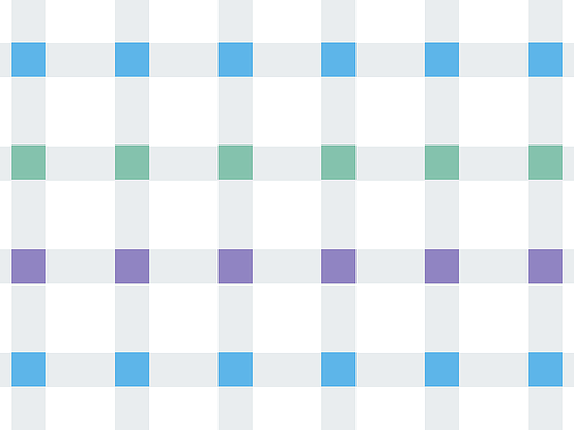 十套格子桌布图案配色方案（原创）